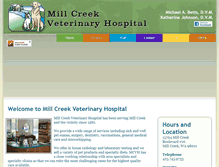 Tablet Screenshot of millcreekveterinary.com